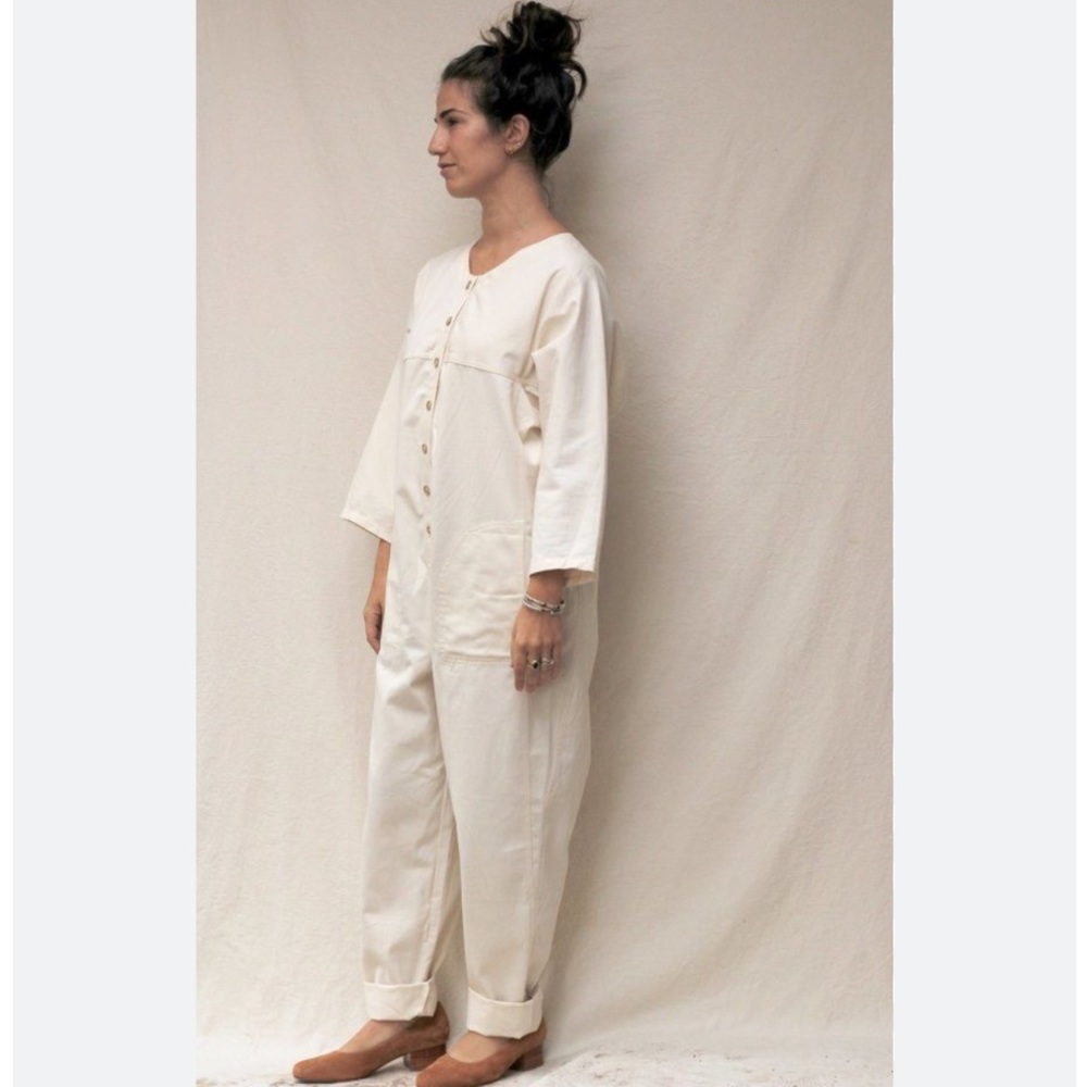 Lindsay Robinson Beryl jumpsuit in bone